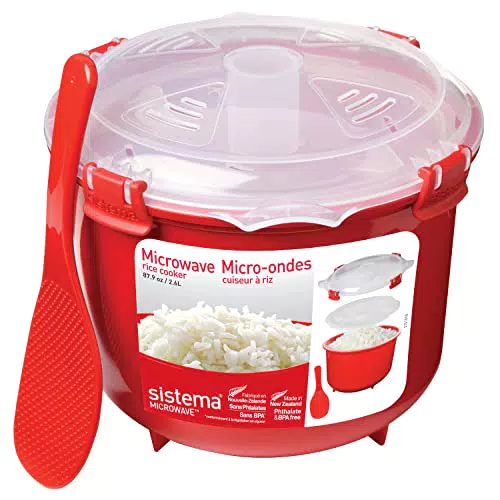 Sistema Rice Cooker, Plastic, Rosso, 2,6L