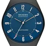 Skagen Orologio Grenen Solar Powered da uomo, movimento a tre lancette a energia solare