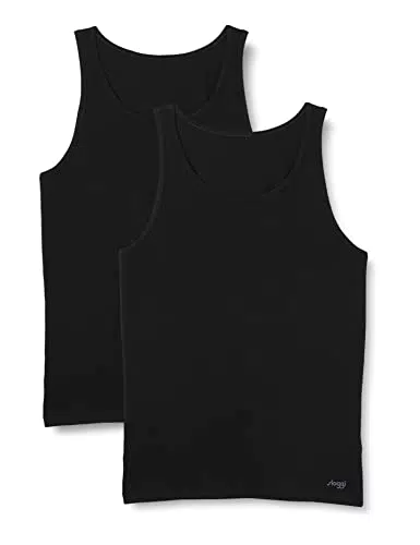 sloggi men Go Abc H Tank Top 2p, Canottiera Uomo, Nero
