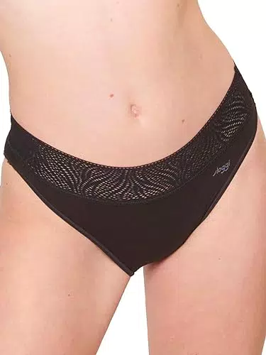sloggi Period Pants Tai Medium 2P, Slip, Donna, Nero