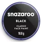 Snazaroo - Colore Per Viso 18ml Nero