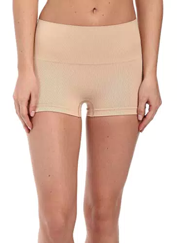 Spanx Boyshort, Mutandine Modellanti Donna, Beige, M