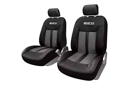 Sparco SPC1018GR Set di 2 Cover Anteriori per Auto, 6 Pezzi
