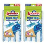 Spontex Set di 2 ricariche per Kit Scopa Magic Hook