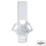 Supporto per presa di corrente Made for Amazon per Echo Dot Bianco. Non compatibile con Echo Dot con orologio