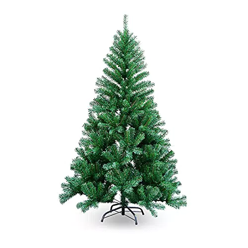 SWANEW - Albero di Natale artificiale, unico, decorazione natalizia ignifuga