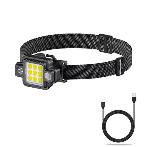 Tefelan Lampada Frontale a LED, Mini Luce Magnetica da Campeggio