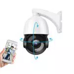 Telecamera di sorveglianza remota Zoom 30X 1080P HD Telecamera per visione notturna a infrarossi Rotazione a 360° PTZ Webcam Monitor di sicurezza domestica
