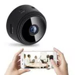 Telecamera Spia, 1080P HD Telecamera Nascosta Wifi Senza Fili Microcamera per Casa Lunga Durata Batteria Mini Videocamera Sorveglianza Interno con Visione Notturna Rilevamento di Movimento