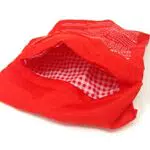 TEMPO DI SALDI 2 X Sacco Cuoci Patate In Microonde Rosso Riutilizzabile Per Dieta Borsa Cucina