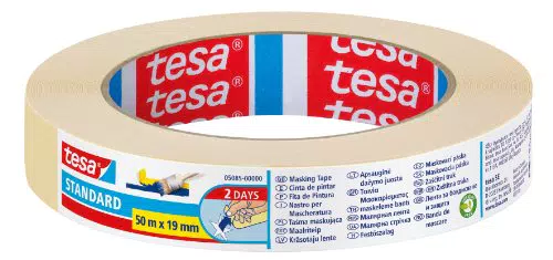 Tesa Nastro per Mascheratura Standard - Nastro in Carta per Mascheratura