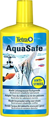 Tetra AquaSafe, Rende l'Acqua del Rubinetto Sicura, Neutralizza le Sostanze Dannose per i Pesci - 500 ml