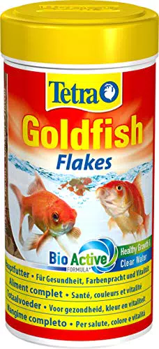 Tetra Goldfish Flakes Mangime in Fiocchi, Mangime per Pesci per Tutti i Pesci Rossi e Altri Pesci d'Acqua Fredda - 250 ml