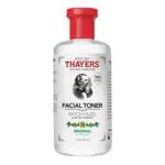 Thayers Lozione Tonica Viso Delicata Amamelide Originale con Aloe Vera Biologica - luminosità restringe pori - - alcool-free - vegan - 98% ingredienti naturali - testato dermatologicamente- 355ml