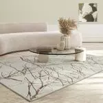the carpet Mila - Tappeto moderno per soggiorno, elegante e lucido
