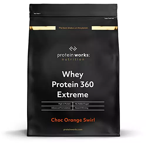 The Protein Works - Proteine Whey 360 ​​Extreme in Polvere - Ciocco Orange - Frullato Ad Alto Contenuto Proteico - Con Glutammina