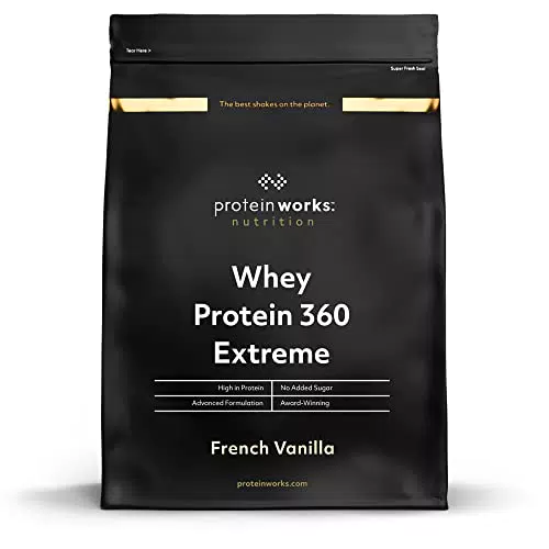 The Protein Works - Proteine Whey 360 ​​Extreme in Polvere - Vaniglia Morbida - Frullato Ad Alto Contenuto Proteico - Con Glutammina