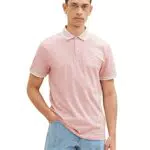 TOM TAILOR Uomo Polo 1035575, Rosa, L