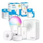 TP-Link Sistema di Allarme + Lampadina WiFi Multicolore E27