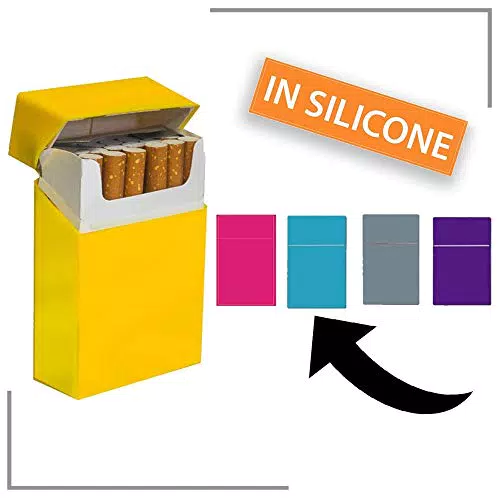 Pacchetto Portasigarette in silicone, colori assortiti