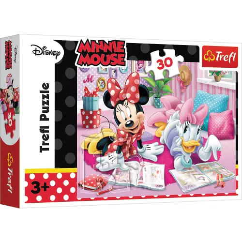 Trefl-18217 Mickey & Friends 30 Elementi, Migliori Amiche