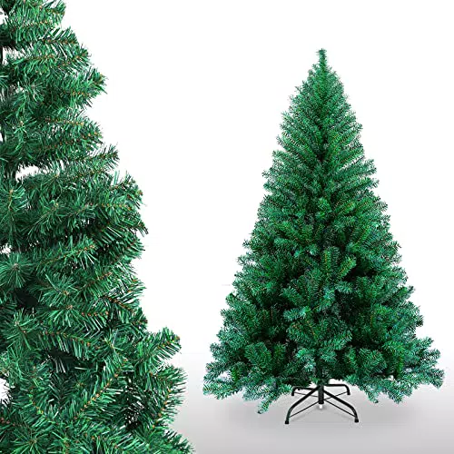 Tubiaz - Albero di Natale artificiale, 150 cm, con 350 rami
