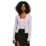 Urban Classics Cardigan da Donna A Costine Sweater, Lilla