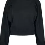 Urban Classics Ladies-Felpa con Cappuccio Organic Gathering Batwing