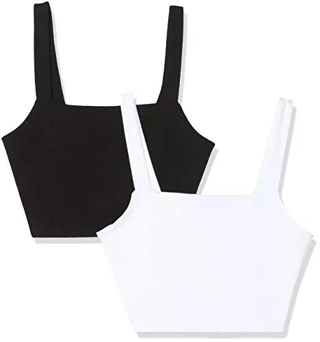 Urban Classics Oberteil Ladies Cropped Top 2-Pack T-Shirt