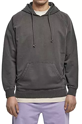 Urban Classics Overdyed Hoody, Felpa con Cappuccio, Uomo
