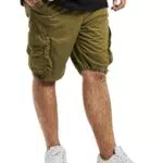 URBAN CLASSICS Pantaloncini Uomo Cargo, 4Xl, verde oliva