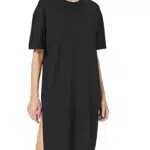 URBAN CLASSICS Vestito Donna a Maniche Corte Oversize 100% Cotone Organico