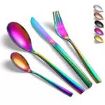 vancasso Posate Colorate 24 Pezzi, Arcobaleno