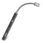 Accendigas USB Ricaricabile con collo flessibile, nero
