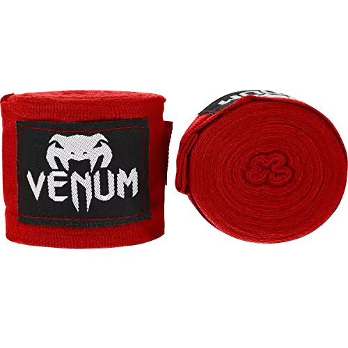 VENUM Kontact, Bendaggi da Boxe Unisex, Rosso, 2.5 m