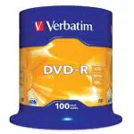 Verbatim DVD-R 16 x 4, 7 GB TARRINA 100 pezzi 43549