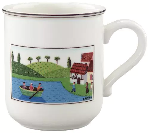 Villeroy & Boch Design Naif Tazza da Caffè Barca, Altezza 9.1 cm
