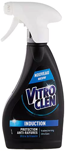 Vitroclen Spray detergente piastra induzione quotidiana protezione antigraffio e ultra lucente
