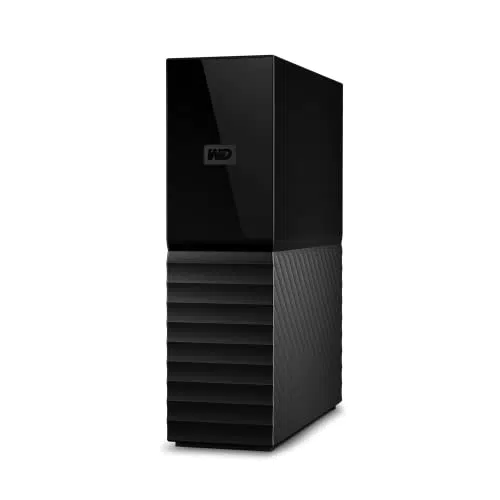 WD 6TB My Book Desktop Hard disk, USB 3.0 con protezione con password e software di backup. Compatibile con PC e Mac