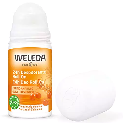 Weleda Deo Roll-on Olivello spinoso, deodorante roll senza sali d'alluminio
