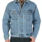 Wrangler Rugged Wear Men's Unlined Denim Jacket, Vintage Indigo
