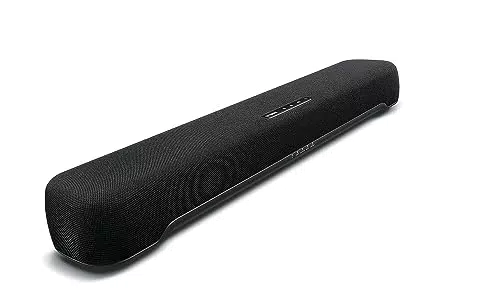 Yamaha C20A Soundbar - Cassa Altoparlante TV Compatta con Suono Surround e Subwoofer Integrato per Bassi Profondi - Connettività Bluetooth per lo Streaming di Musica senza Fili
