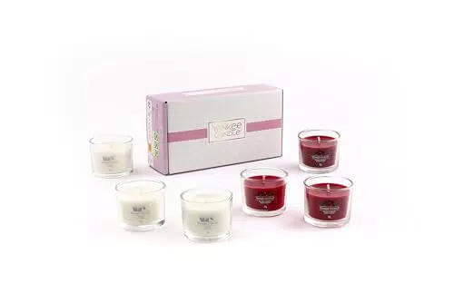 Yankee Candle set di candele profumate in confezione regalo| Amarena & Cotone pulito