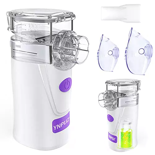 Ynpuz Aerosol Ultrasuoni, Aerosol Portatile Silenzioso Nebulizzatore Aerosol