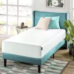 ZINUS Materasso in memory foam al tè verde, adattabile a 7 zone