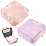 2 Pezzi Sacchetti Porta Assorbenti, Comius Sharp Borsa Porta Assorbenti Impermeabile con Cerniera