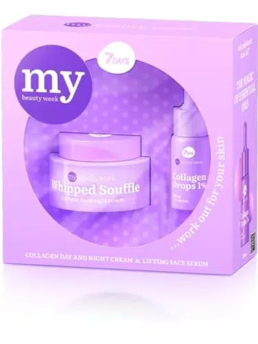 7Days Set di Cura della Pelle con Crema Viso Anti-Età e Siero di Collagene - Set Regalo di Cura della Pelle Coreana per Donne - Set di Coccole per la Cura della Pelle Preppy