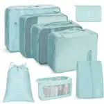8 Pezzi Set di Organizer per Valigie, Comius Sharp Borse per Abiti