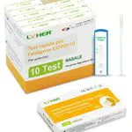 Adeste 10 scatole test COVID 19 Tamponi Rapidi Nasali. Validato Nuove Varianti Novembre 2023. Sensibilità 100% a carica virale alta. Certificati per Uso Domestico