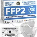 ADESTE - 50 Mascherine FFP2 Bianche Certificate CE
